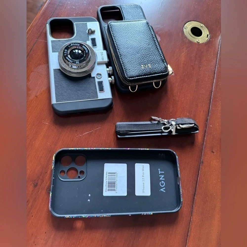 Set of 3 iPhone 12 Pro Max phone cases